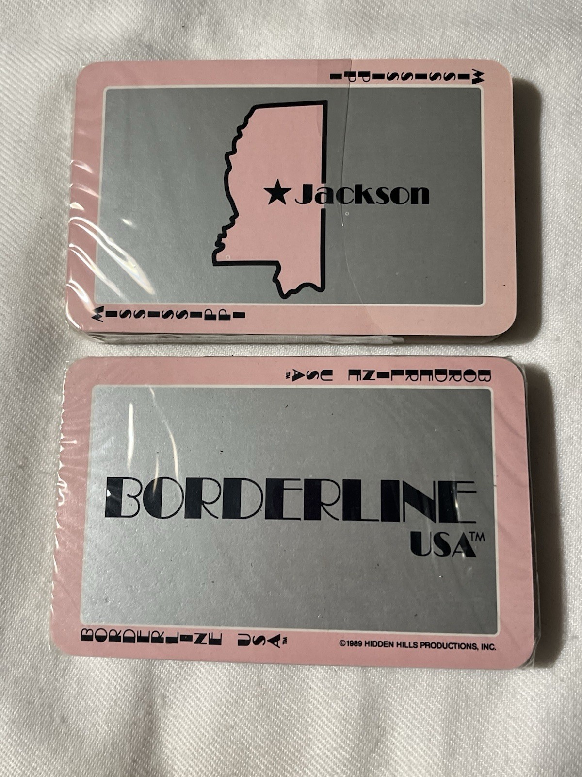 Vintage 1989 Borderline USA Geography Trivia Card Game by John Davidson Sealed