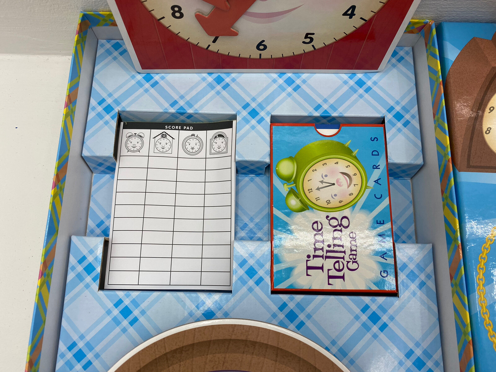 Eeboo Kids Time Telling Game 2-4 Players Learning To Read A Clock