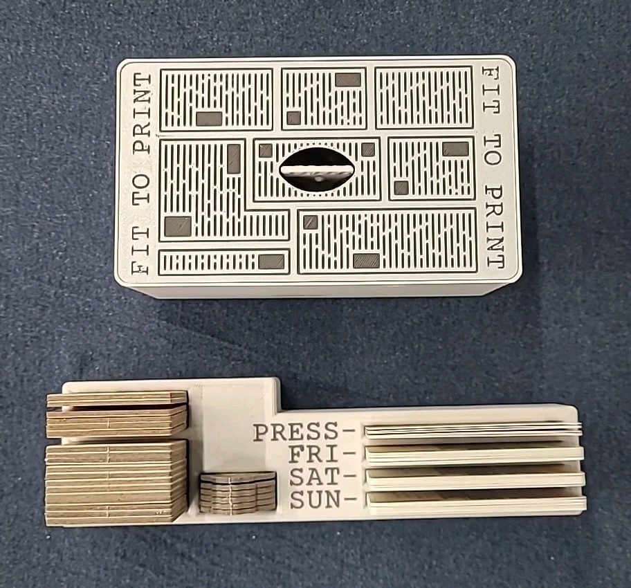 Fit To Print Storage Solution – Game Upgrade – 3d Printed – Custom Modeled