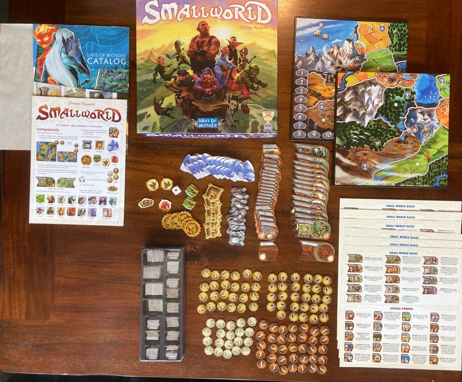 Smallworld Board Game – 99.3% Complete & in Excellent Shape – Days of Wonder