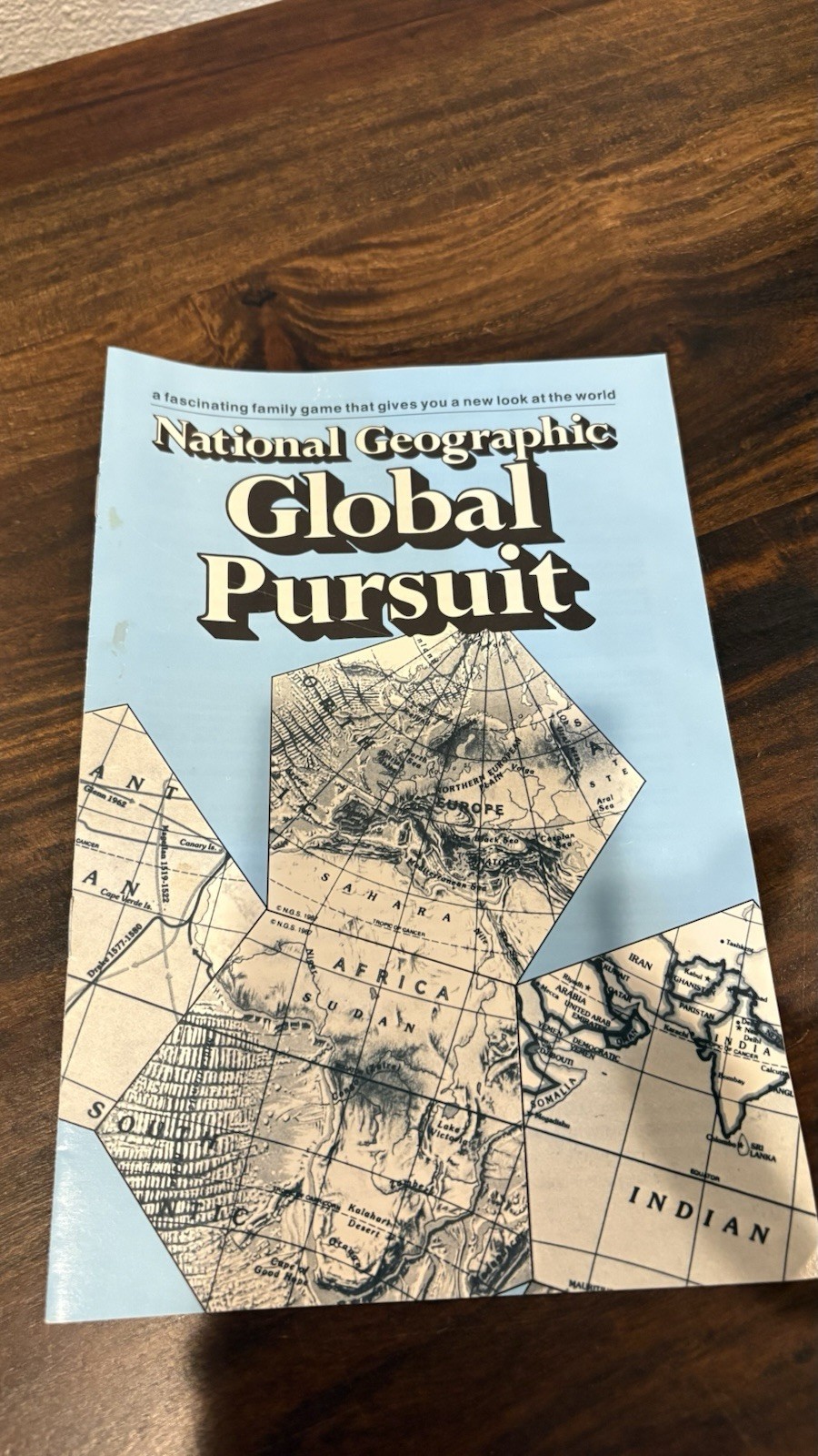 National Geographic Global Pursuit Geography Board Game Complete 1987 USA