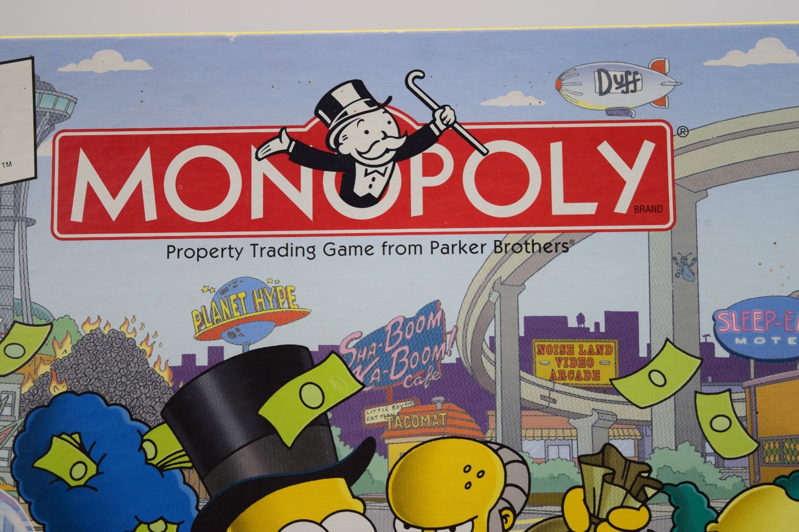 The Simpsons Monopoly Board Game Welcome to Springfield Parker Brothers Homer