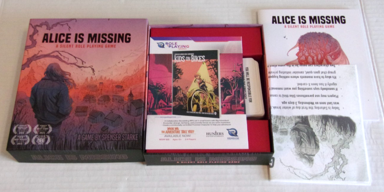 2021 Used Complete Alice is Missing A Silent Role Playing Game RGS02161 Renegade