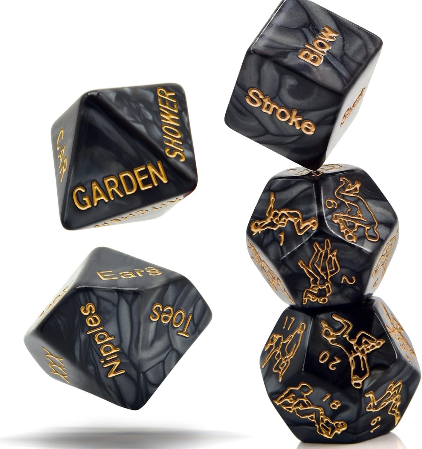 Mebault Sex Dice Naughty Positions Dice for Adult Couple Sex Games Romantic F…