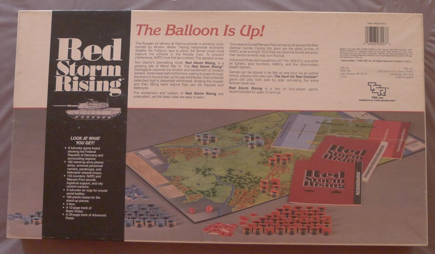 Red Storm Rising TSR Board Game 1989 – Previously Used