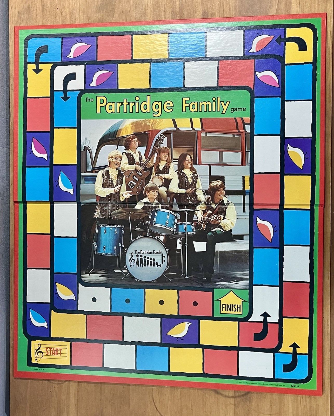 1971 Milton Bradley The Partridge Family Board Game UNUSED!