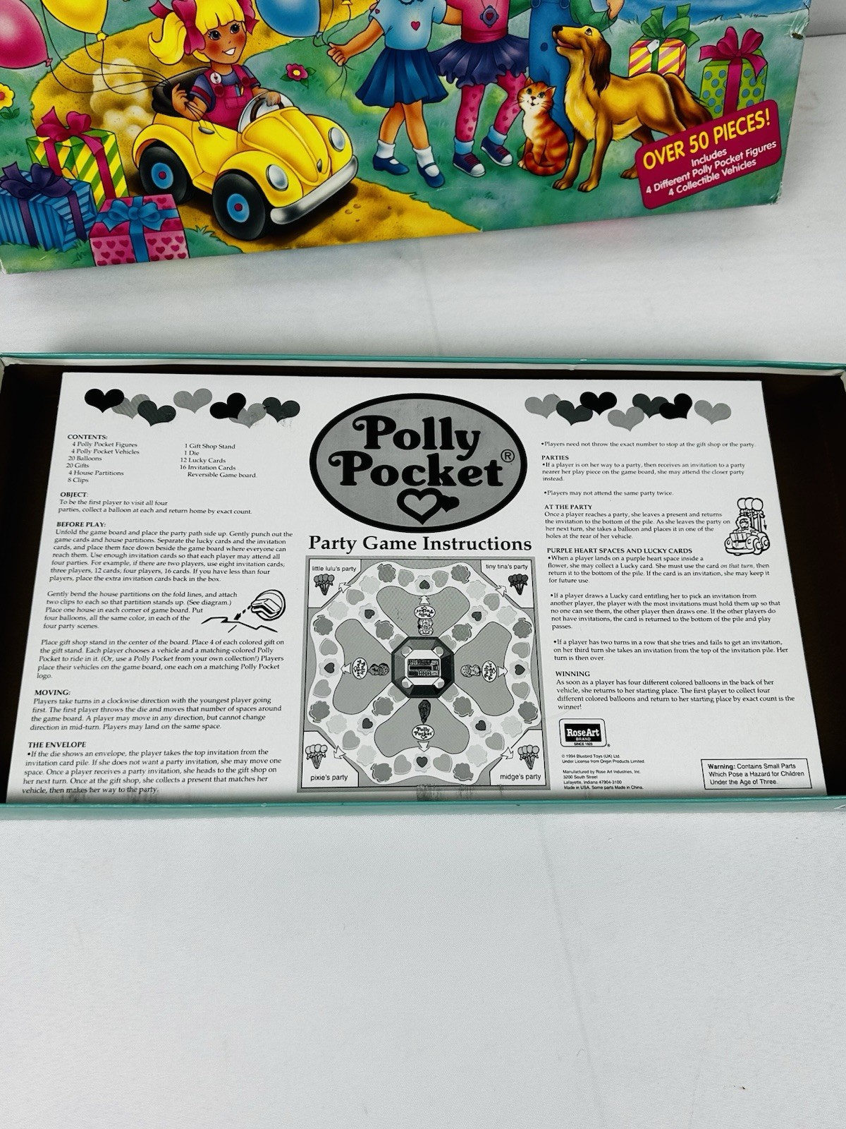 Polly Picket Party Game Rose Art Brand No 03061 2 to 4 Players