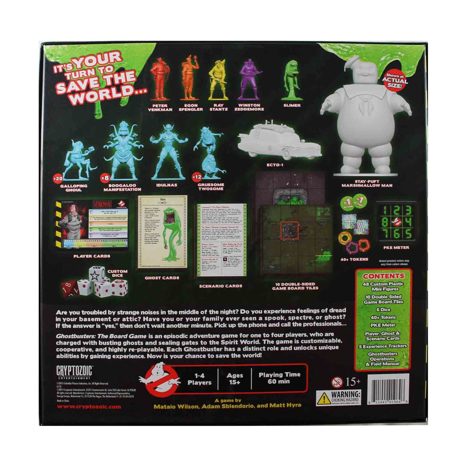 Ghostbusters – The Board Game (Deluxe, Kickstarter Ed) Box Fair/VG+