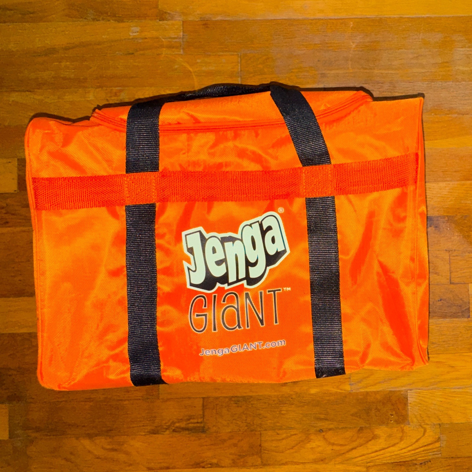 Jenga GIANT Stacking Wooden Block Game Set Complete Game with Carry Bag