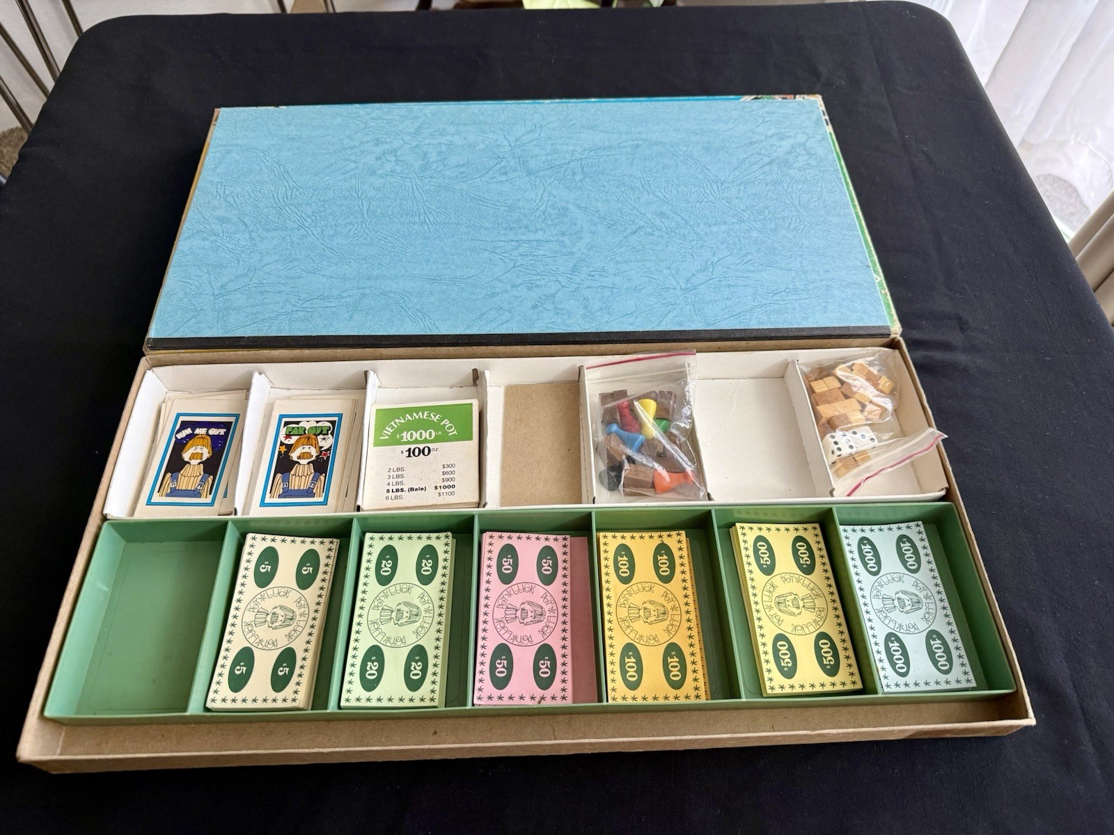 Vintage 1979 Board Game “Pot Luck” Build Wealth And Advancing In Marijuana Land