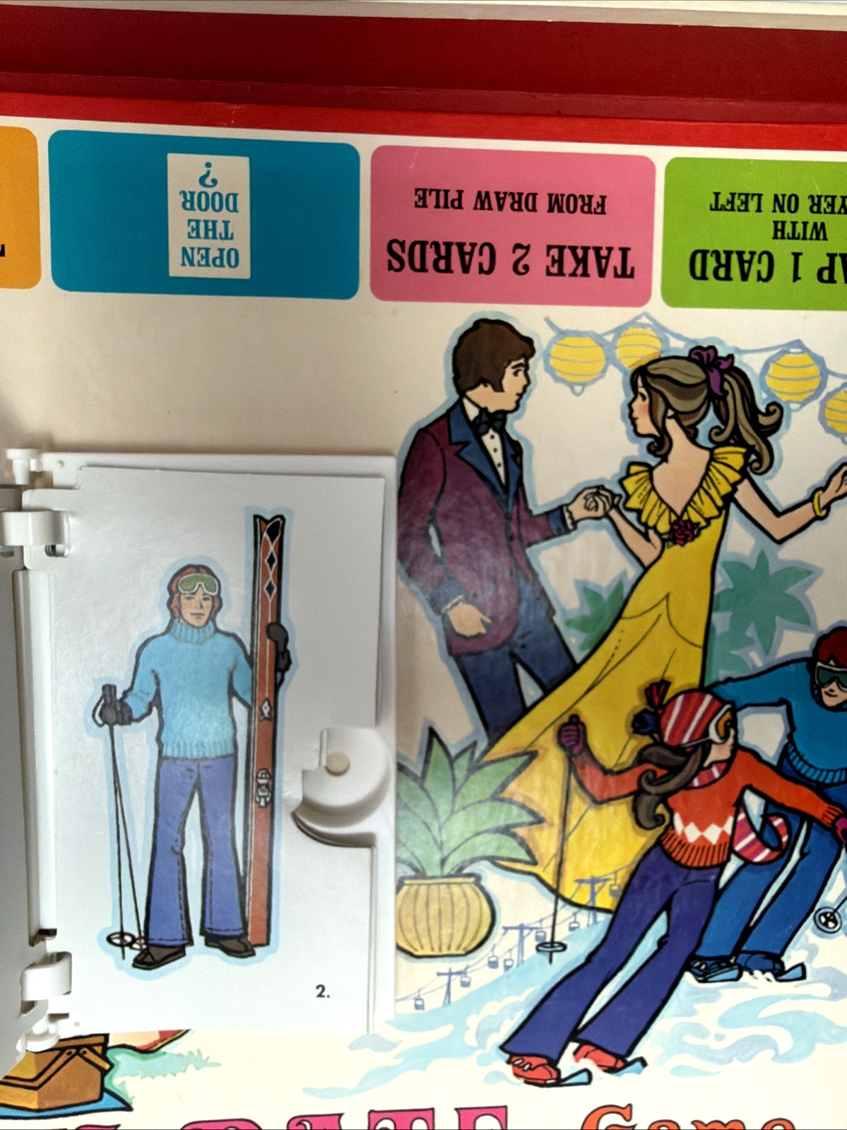 Vintage Mystery Date Board Game Complete Milton Bradley 1972