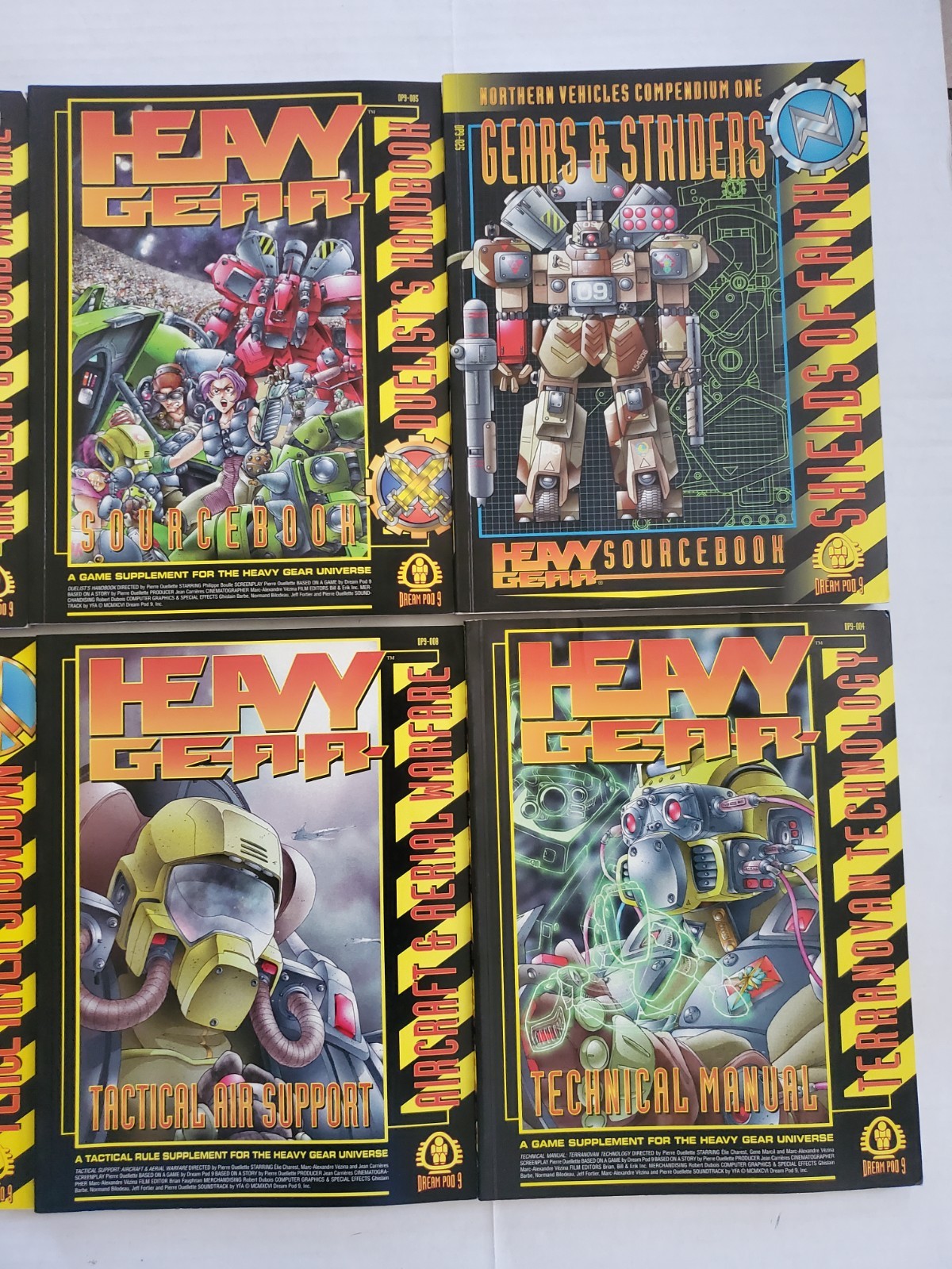 Heavy Gear Tactical Game Incomplete Miniatures Combat RPG and Sourcebooks READ