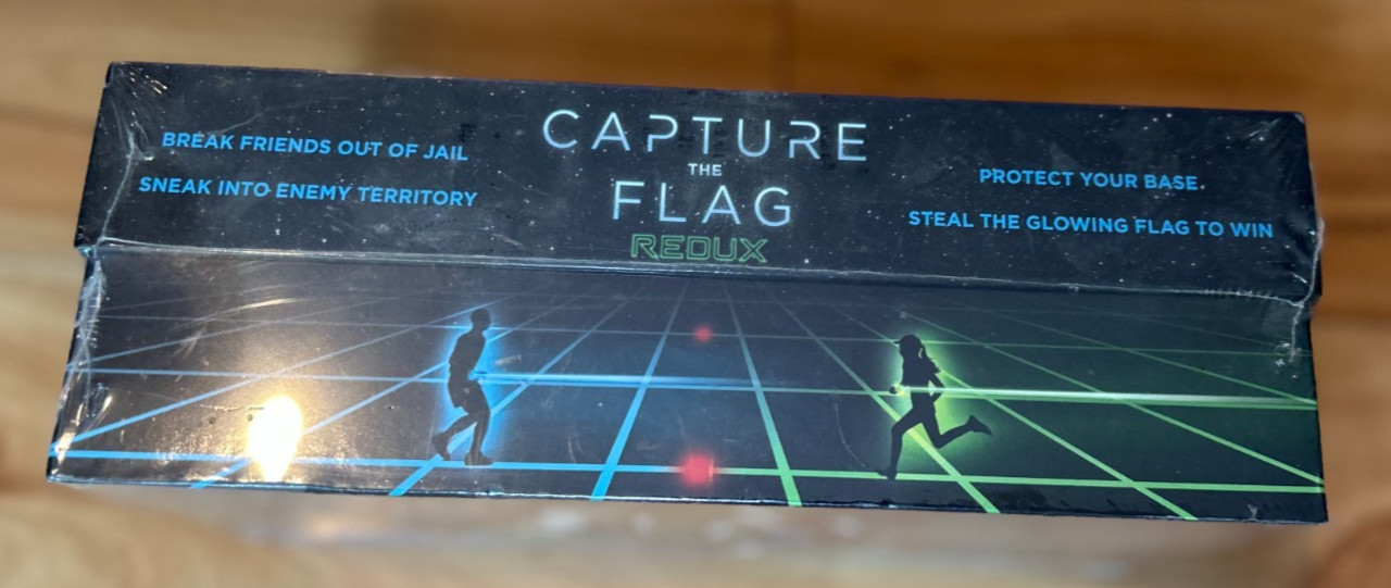CAPTURE THE FLAG REDUX: Glow in the Dark Outdoor Game – NEW and SEALED!!!!