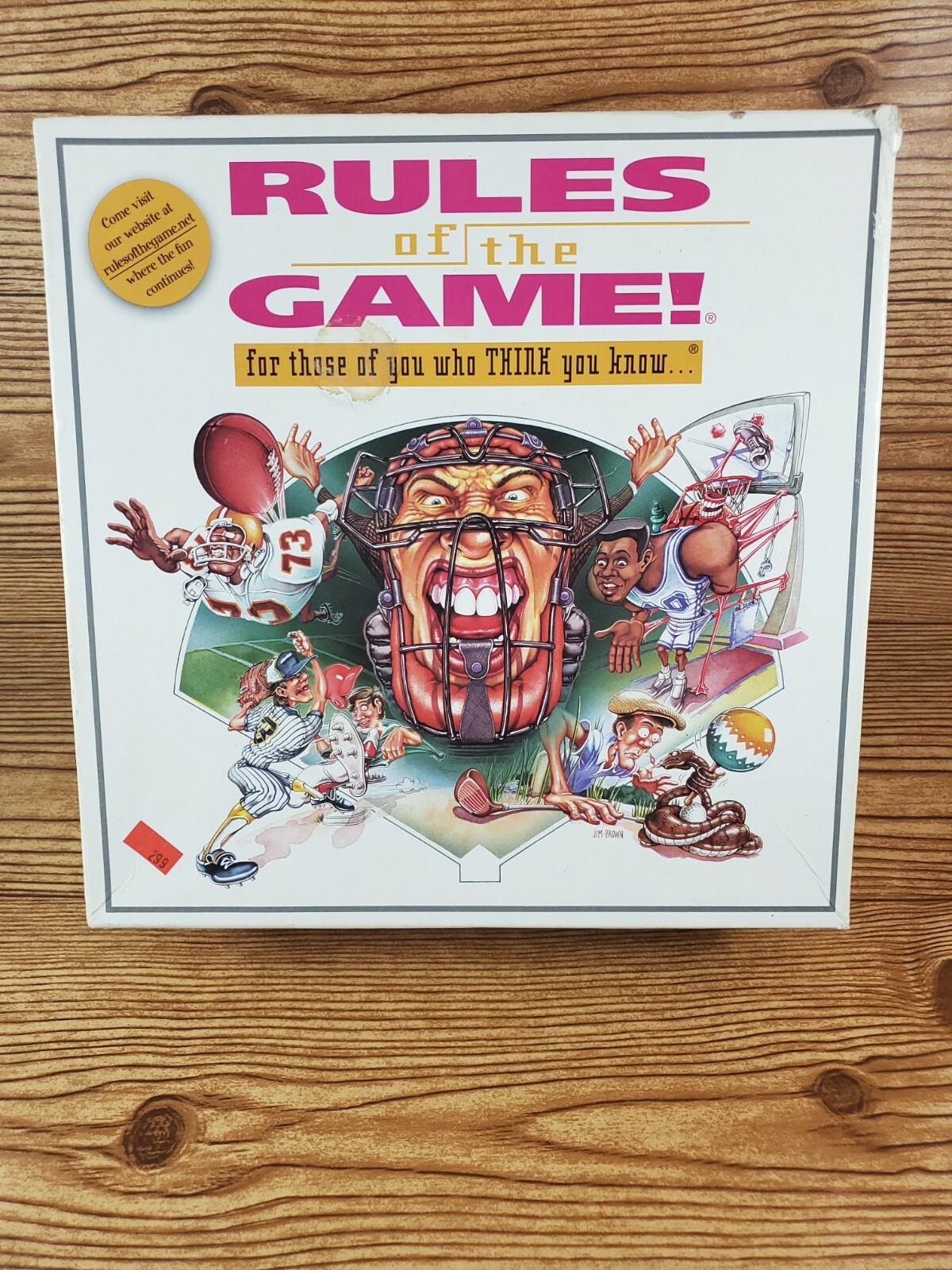 RULES OF THE GAME! for those of you who Think you know, Sports Board Game