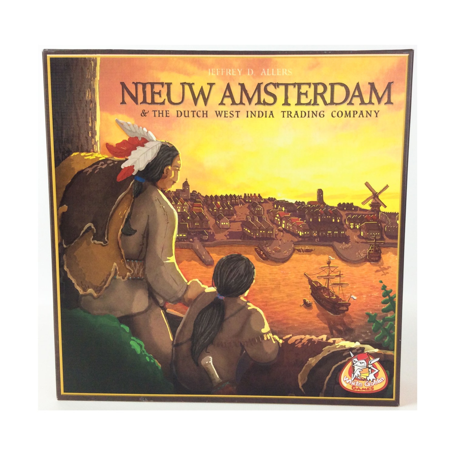 White Goblin Boardgame Nieuw Amsterdam Box VG/EX