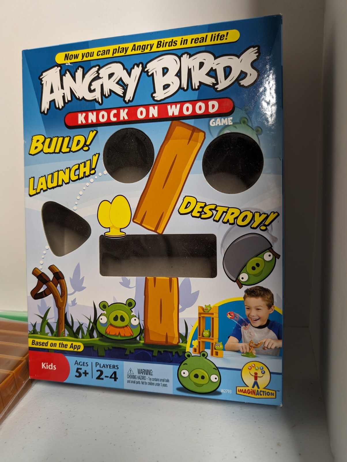 Angry Birds Knock On Wood Game Mattel 2010 Not Complete READ Description