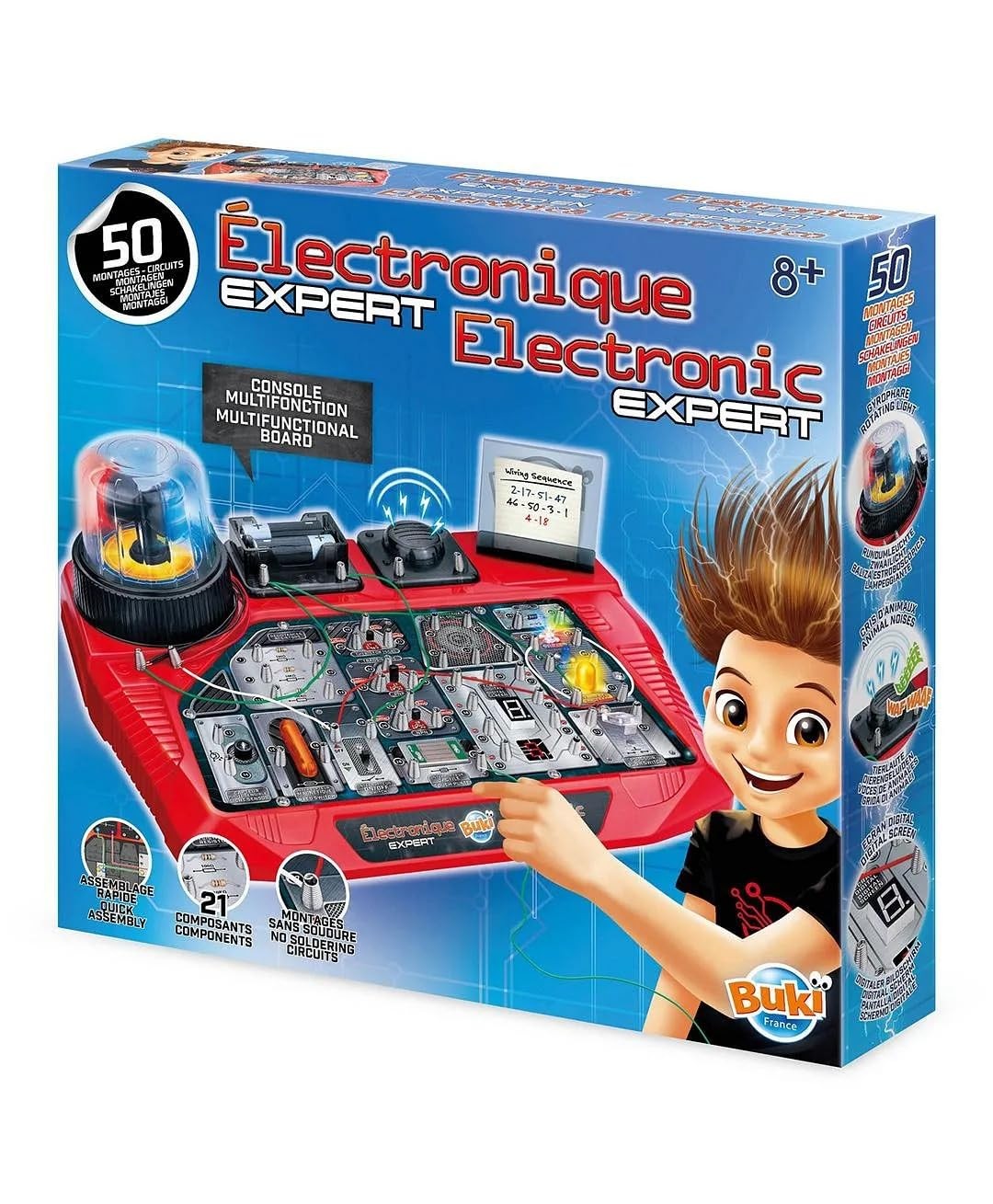 Buki 7160 Expert Electronics, Multicolor.