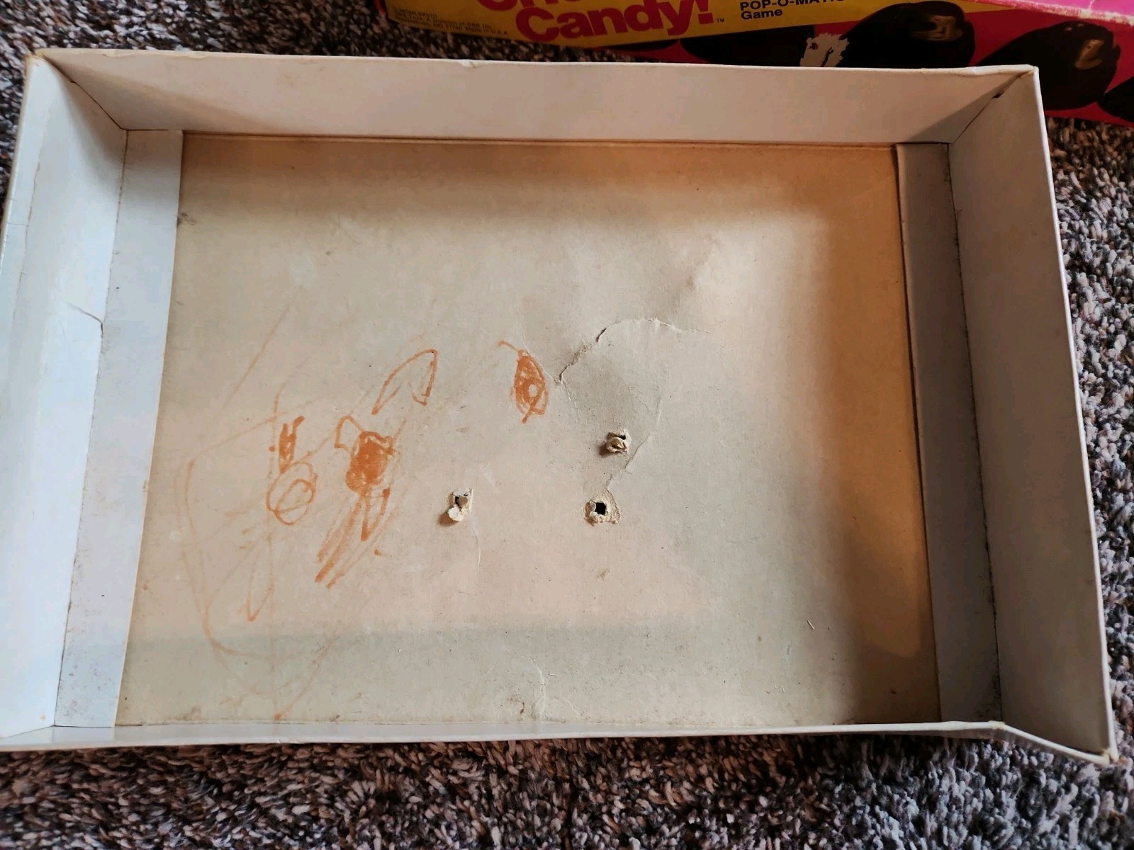Vintage 1981 Critter In The Candy Pop-O-Matic Gabriel Game