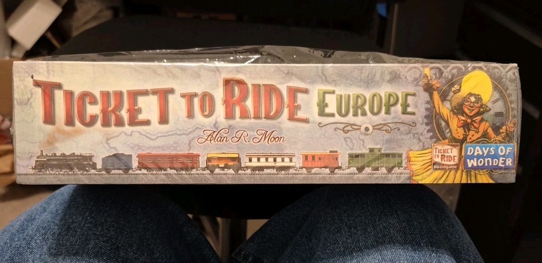 Ticket To Ride Europe Board Game Train Days Of Wonder – New in Box