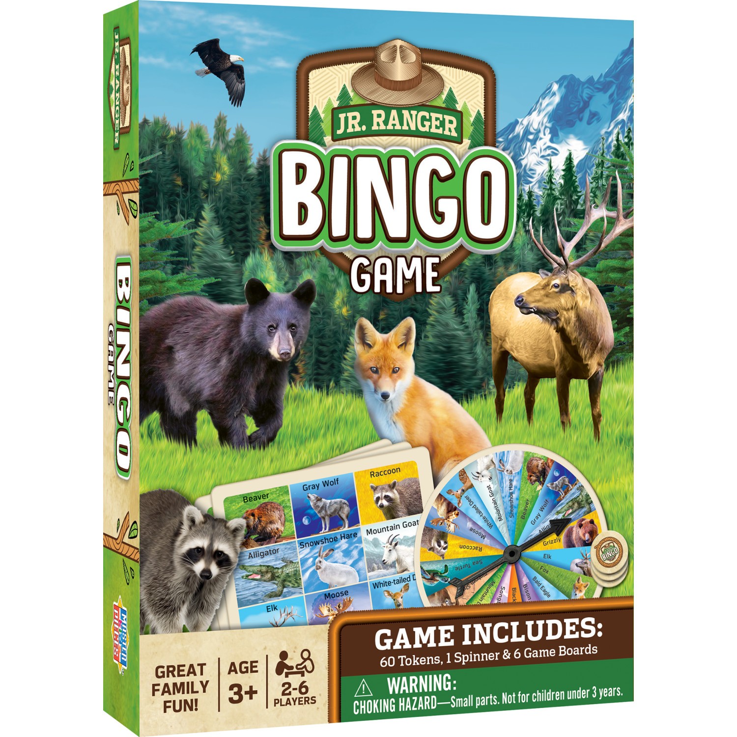 MasterPieces – Jr. Ranger – National Parks Bingo Game for Kids and Families