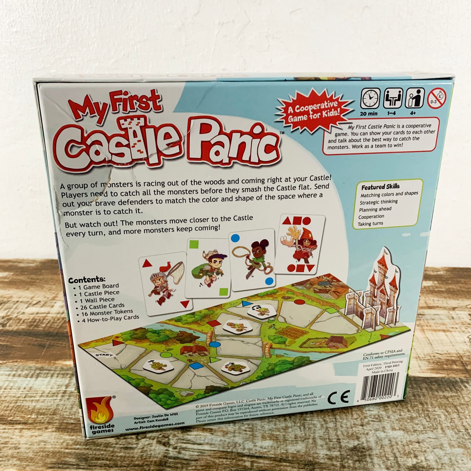 [NEW Open Box] My First Castle Panic Board Game – Fireside Games