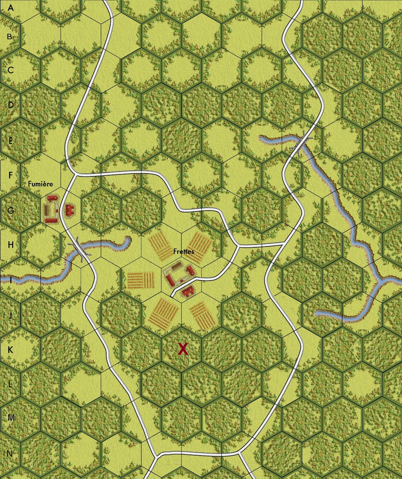 Panzer Leader (’74) Map X – Heavy Jungle