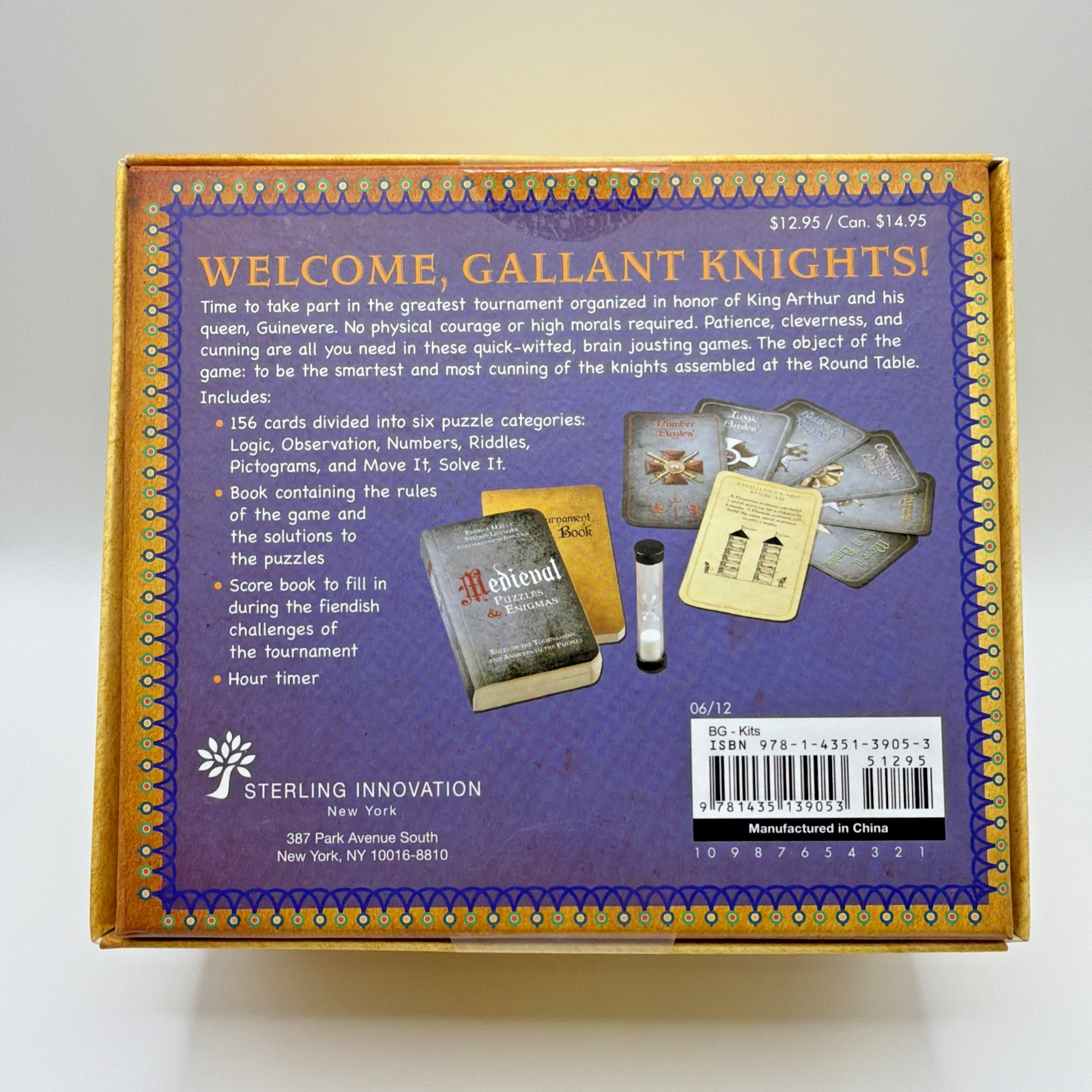 Medieval Puzzles & Enigmas 150 Jousting games for the brain complete