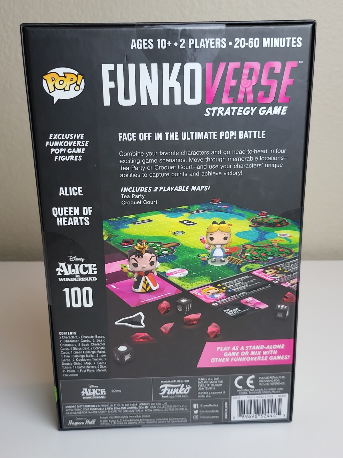 Funkoverse 2021 Alice In Wonderland Disney Strategy Game CHASE FUNKO POP