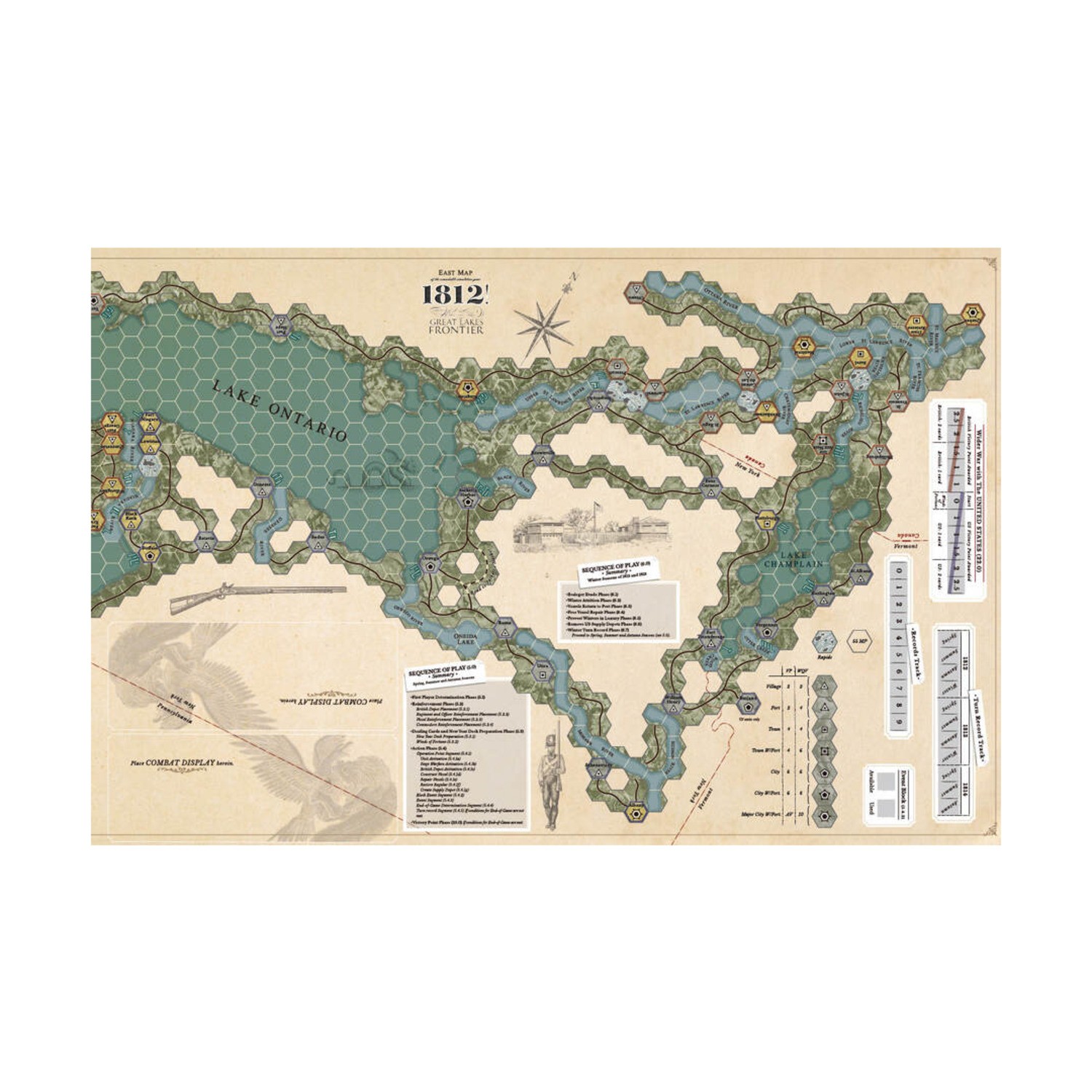 Compass Independence Wargame 1812! War on the Great Lakes Frontier Box SW (New)