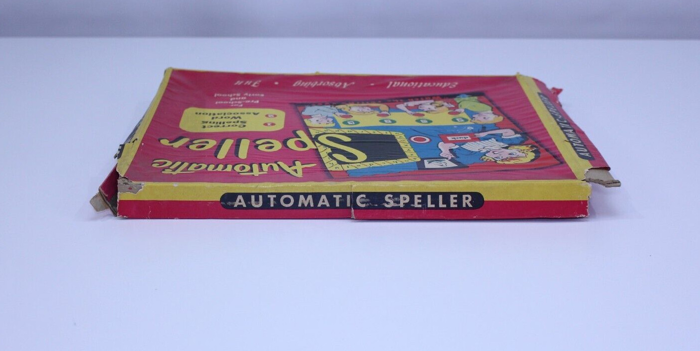 VTG 1950’s Automatic Speller Game Educational Fun Pre-K Kindergarten Complete