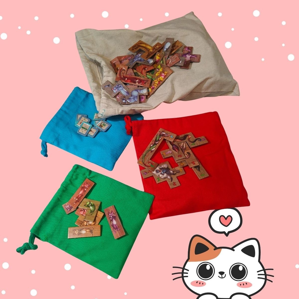 Complete Big Box Isle of Cats – Kickstarter All-In w/ All Expansions & Kittens