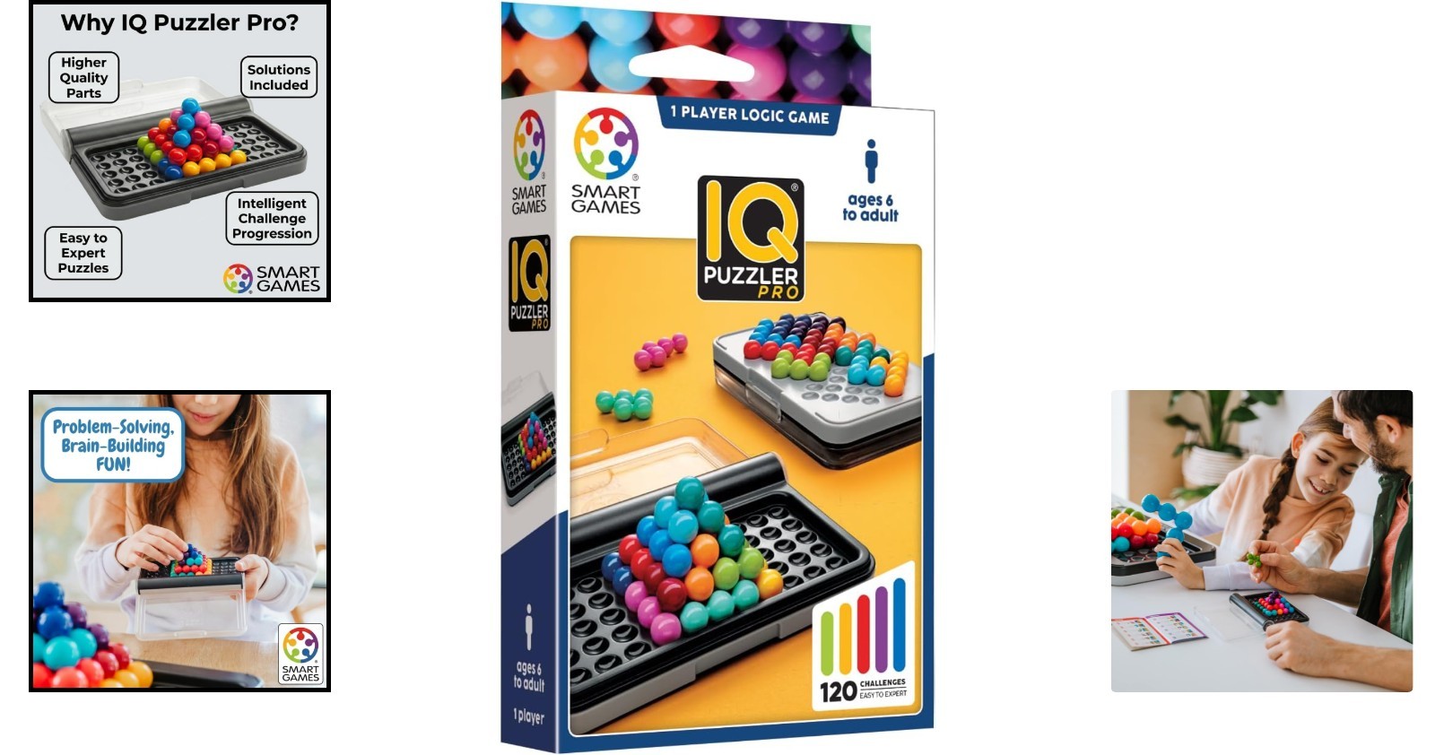 Enhance Logic & Problem Solving with IQ Puzzler Pro | 120 Skill-Building Puzzles