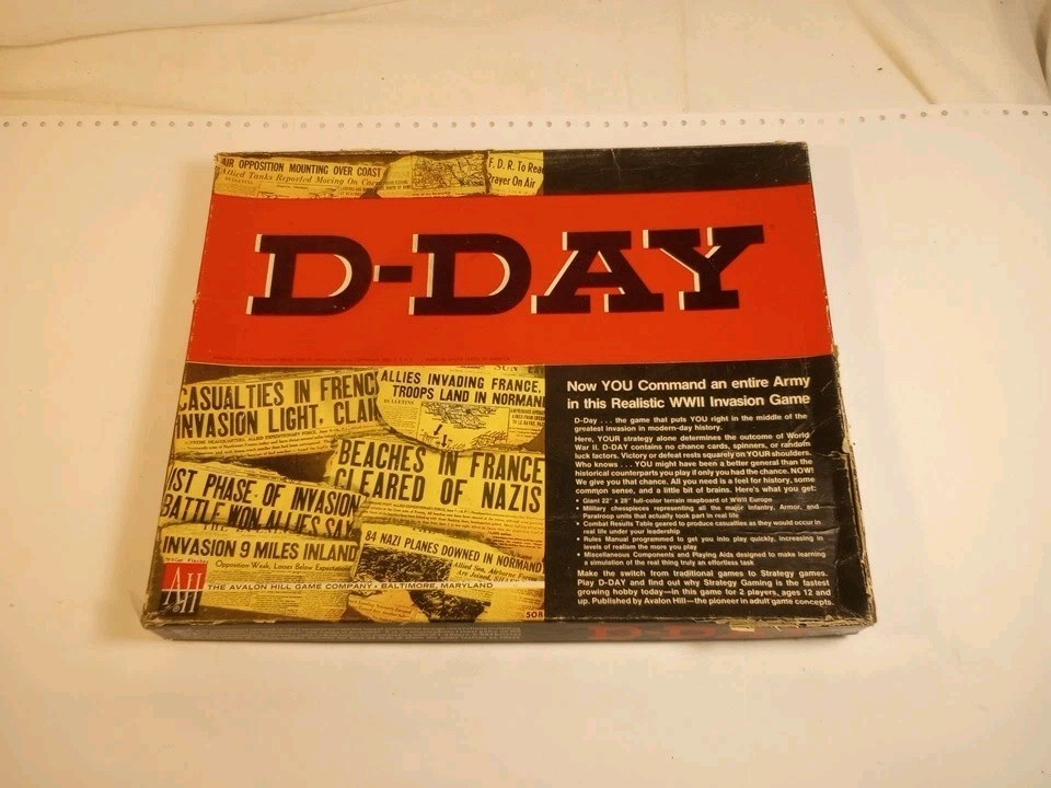 Avalon Hill WWII D-Day 3rd Ed