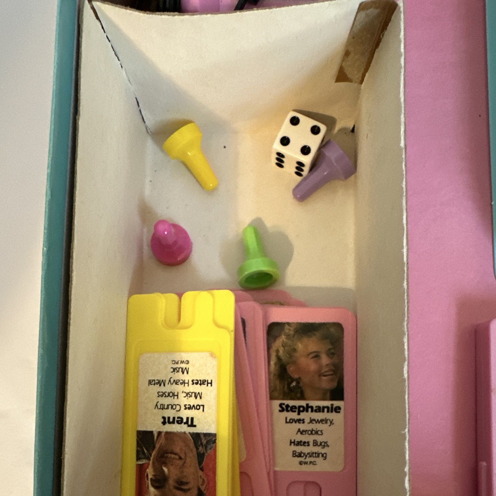 Golden Girl Talk Date Line Talking Dating Board Game 1989 MPN 4251 2+ Players