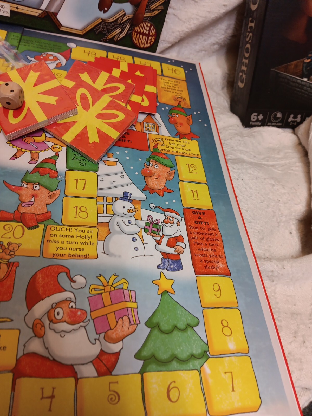 HOUSE OF MARBLES – THE NIGHT BEFORE CHRISTMAS BOARD GAME Complete Rare Fast Ship