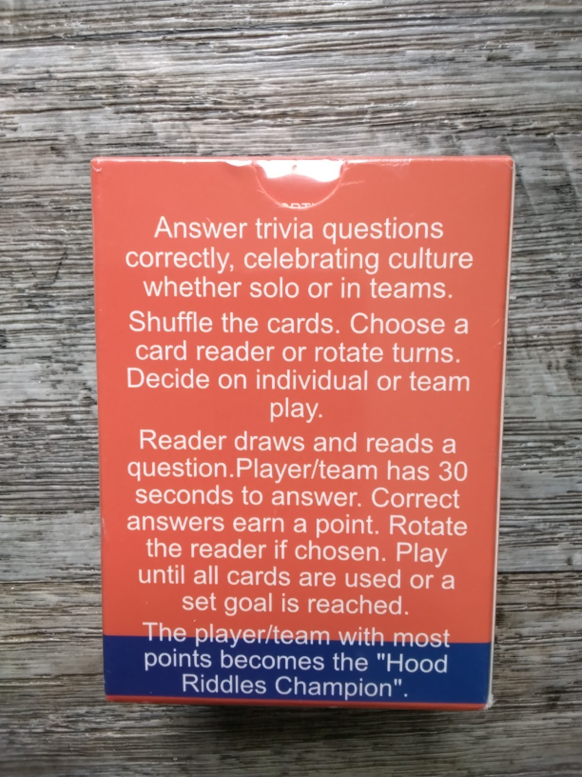 Hood Riddles: The Ultimate Black Culture Trivia Card Game New