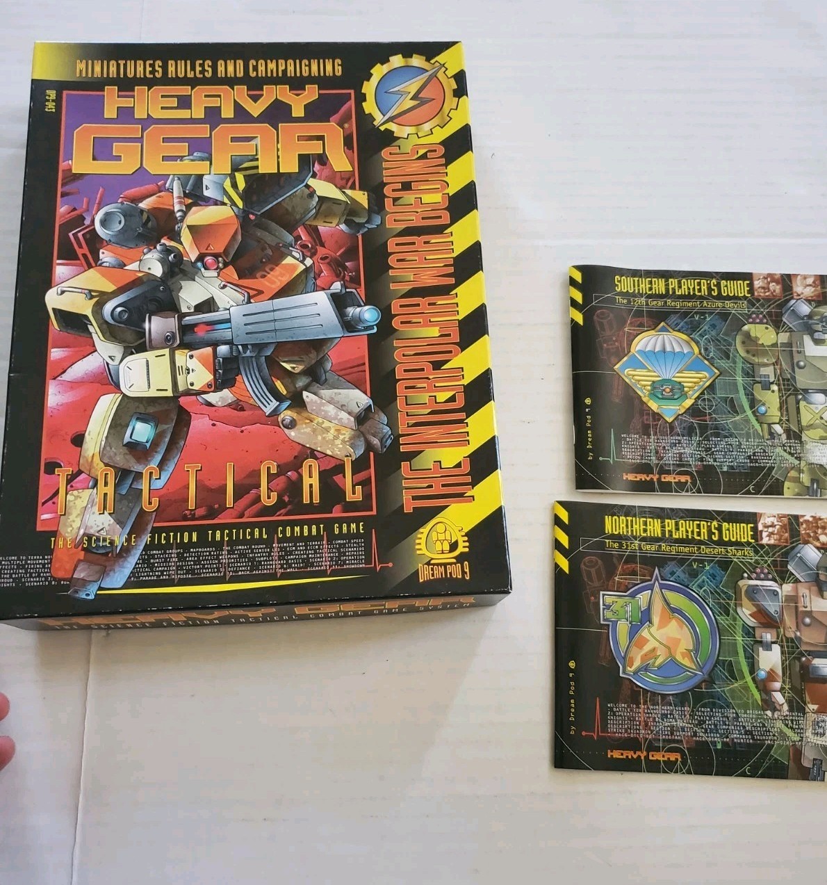 Heavy Gear Tactical Game Incomplete Miniatures Combat RPG and Sourcebooks READ