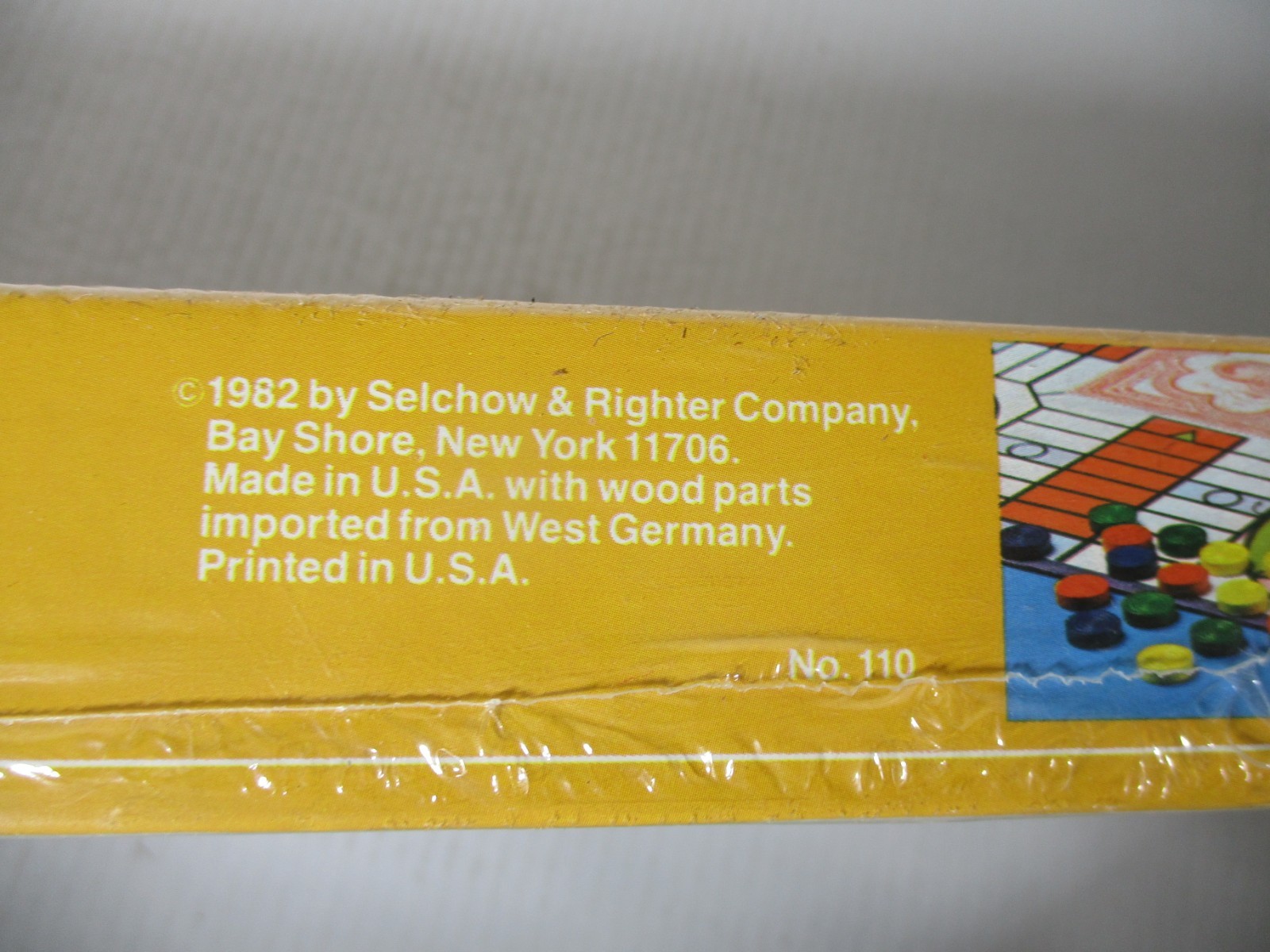 Vintage Parcheesi Royal Game of India 1982 edition Selchow & Righter NEW SEALED