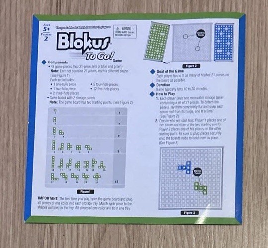 **100% COMPLETE** Blokus To Go Game Mattel 2009 Perfect Travel Entertainment