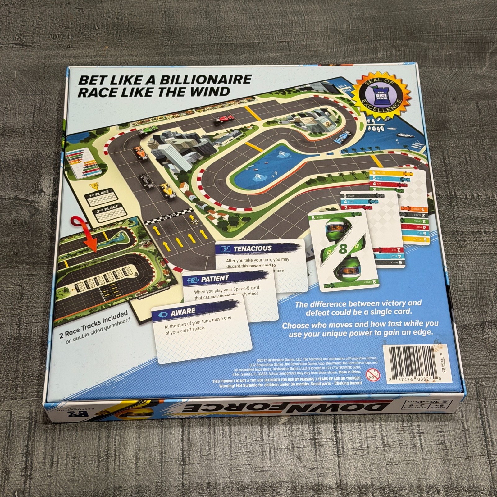 Restoration Games Wolfgang Kramer’s Downforce Board Game