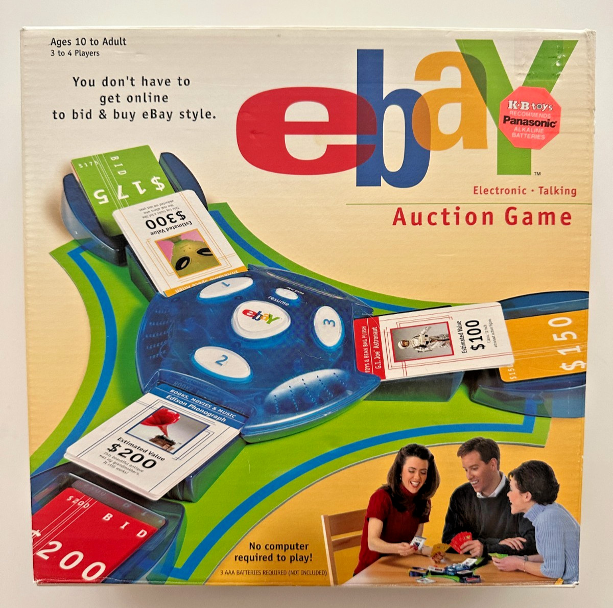 Vintage Ebay Electronic Talking Auction Game Hasbro 2001 New Open Box