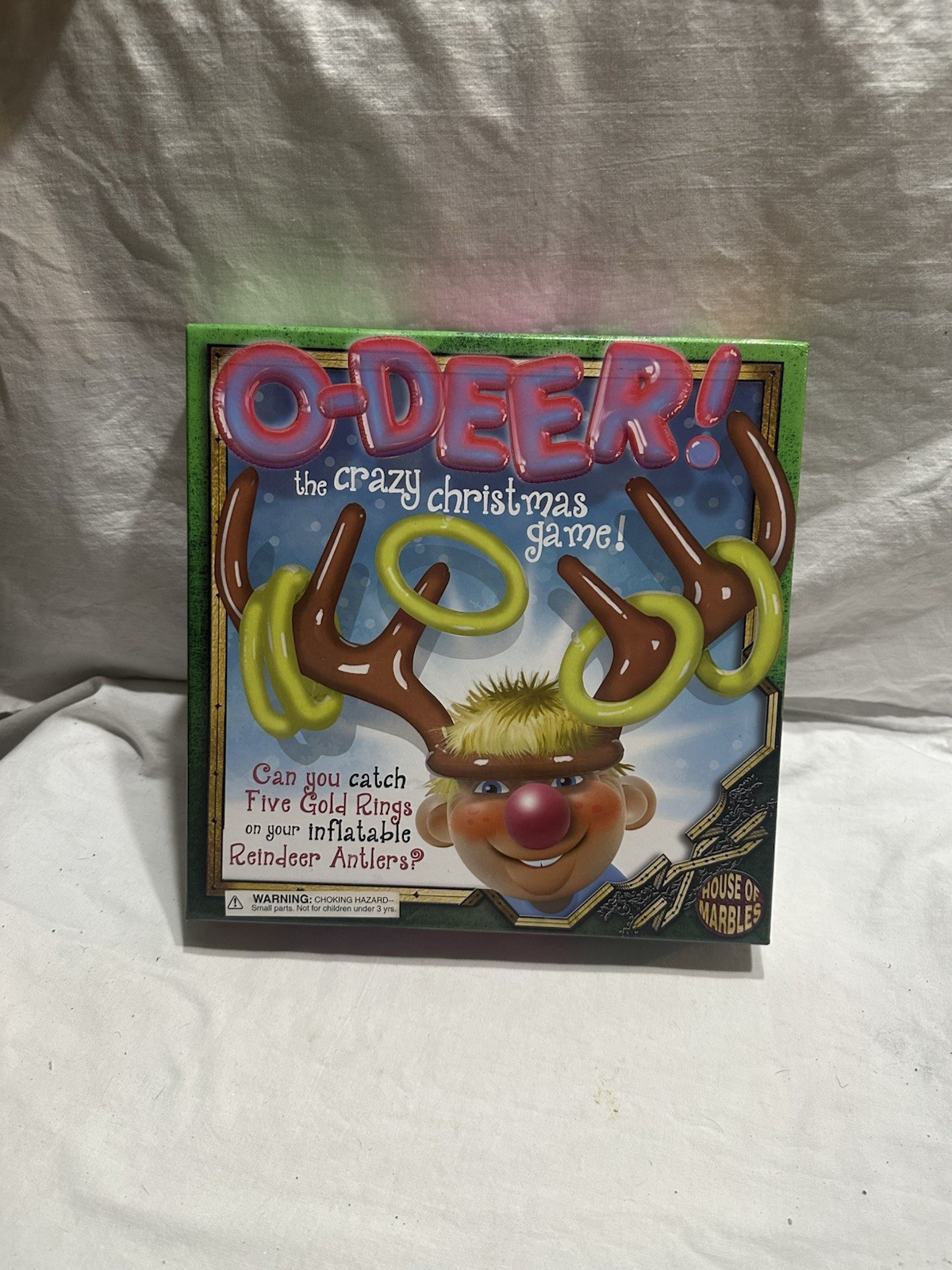 House Of Marbles O’ Deer Crazy Ring Toss Christmas Game NIB