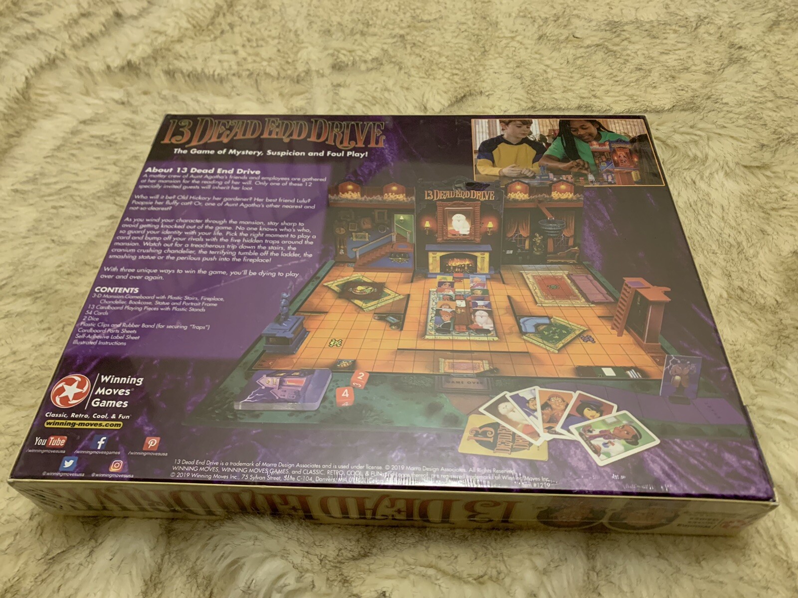 NEW 13 Dead End Drive Board Game 25th anniversary edition by WInning Moves Games