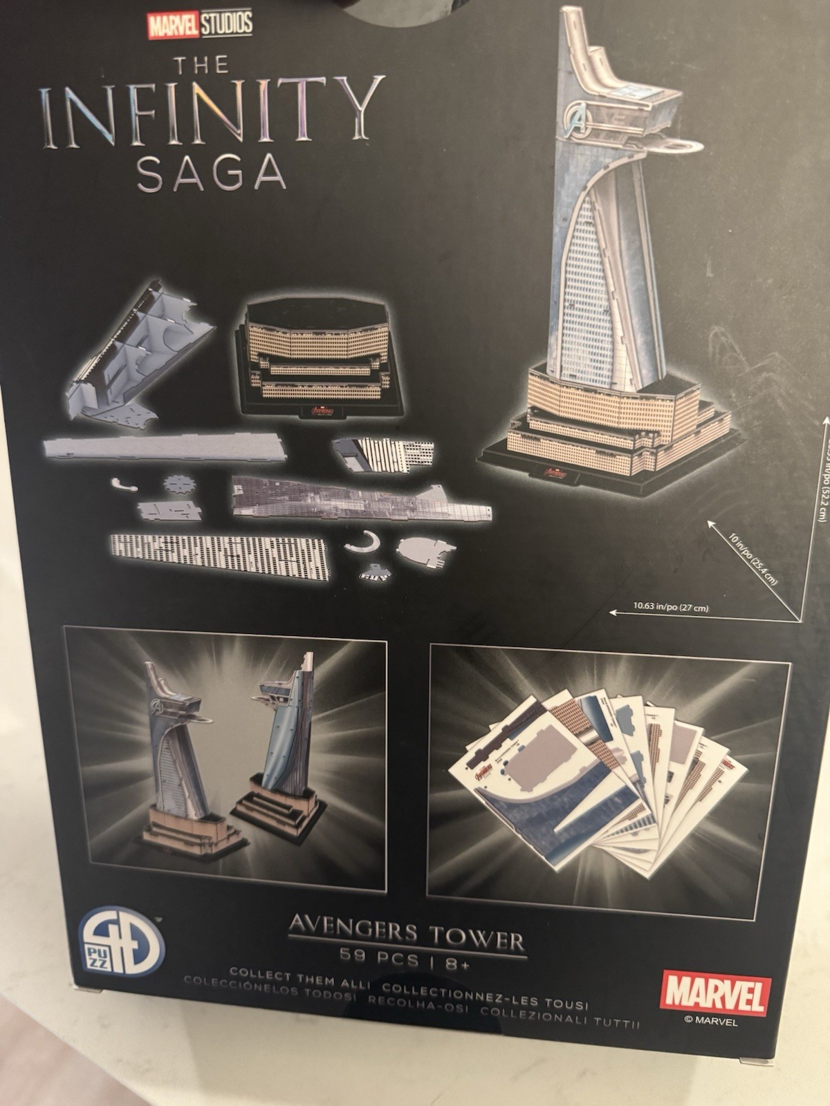 Marvel Avengers Tower 3D Puzzle 59 Pieces New The Infinity Saga ULTRON 4D