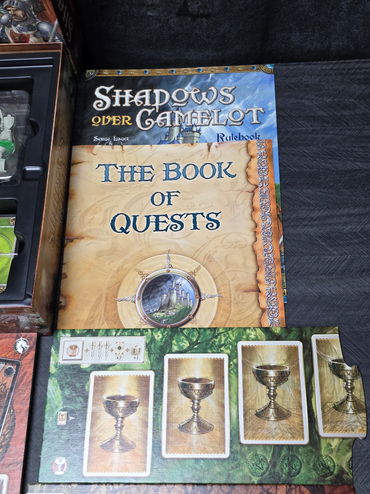 Shadows Over Camelot Days of Wonder Fantasy Board Game Complete In Great Shape
