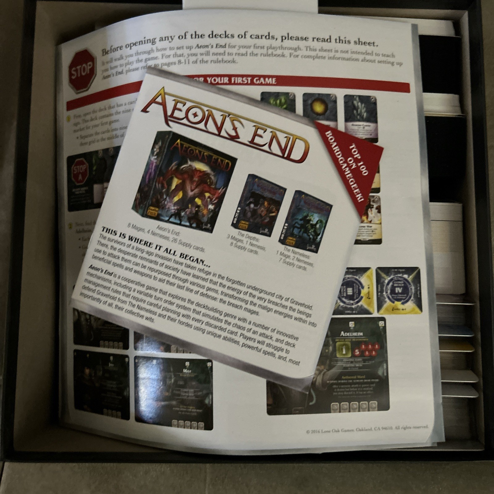 Indie Boards and Cards Aeons End Game Board – AED2IBC With Promo Pack 1