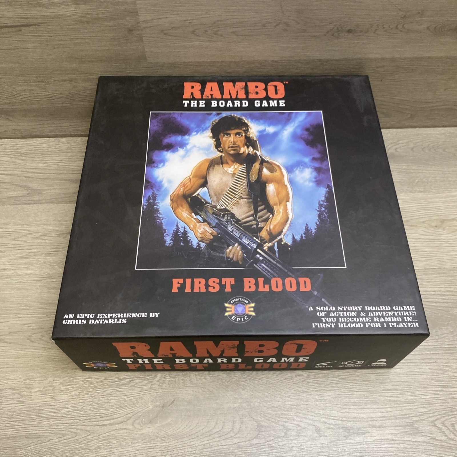Everything Epic Board Game Rambo – The Board Game – First Blood Box EX/NM