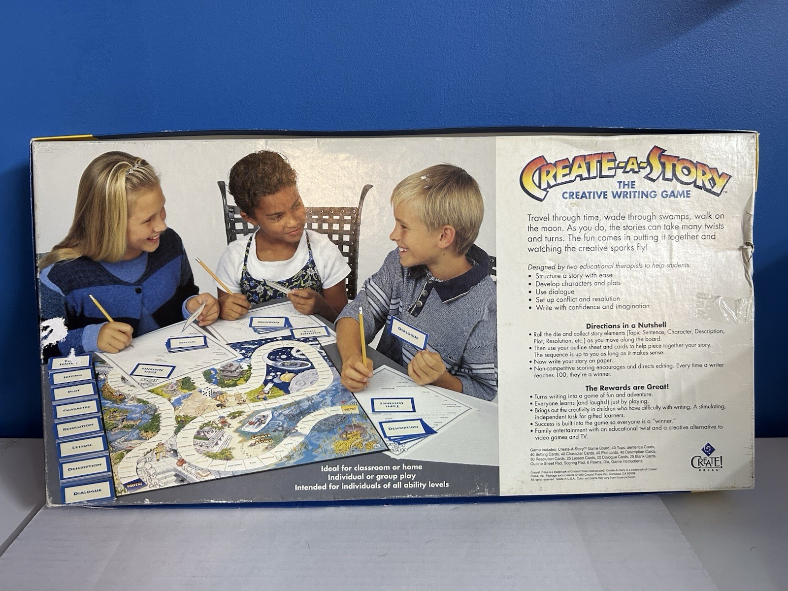 Create-A-Story: The Creative Writing Educational Board Game Play- COMPLETE!