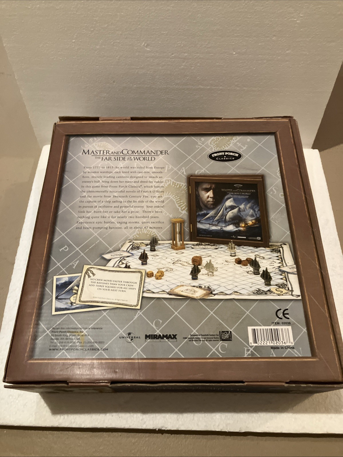 Master and Commander The Far Side of the World Board Game Front Porch Classics