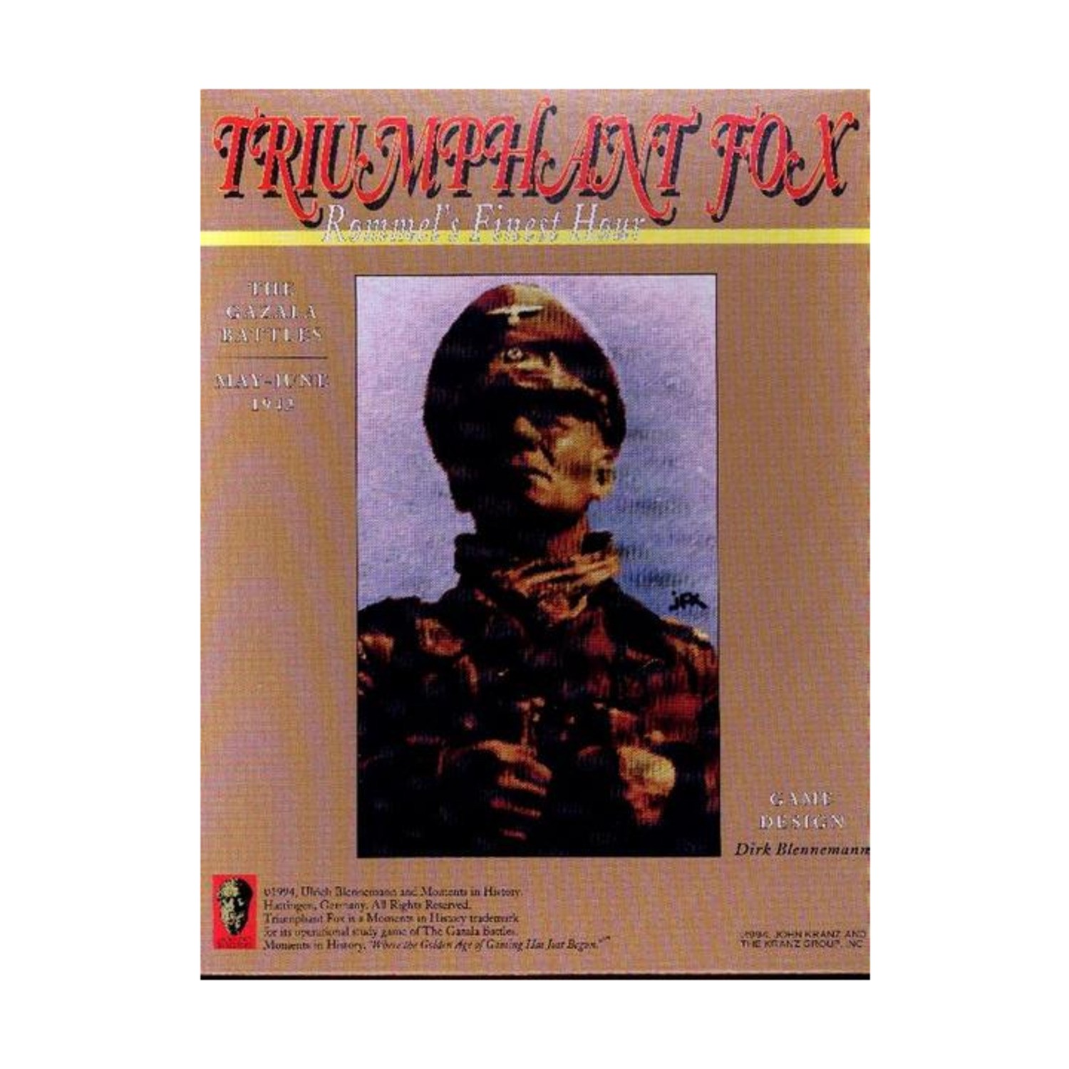 Moments in History MiH War Game Triumphant Fox Box VG+/NM
